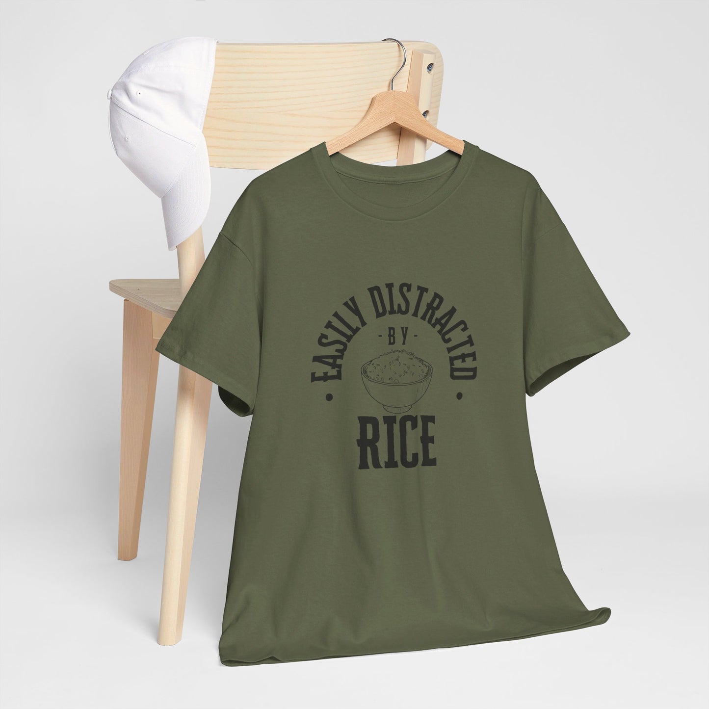 Easily Distracted by Rice Cotton Tee