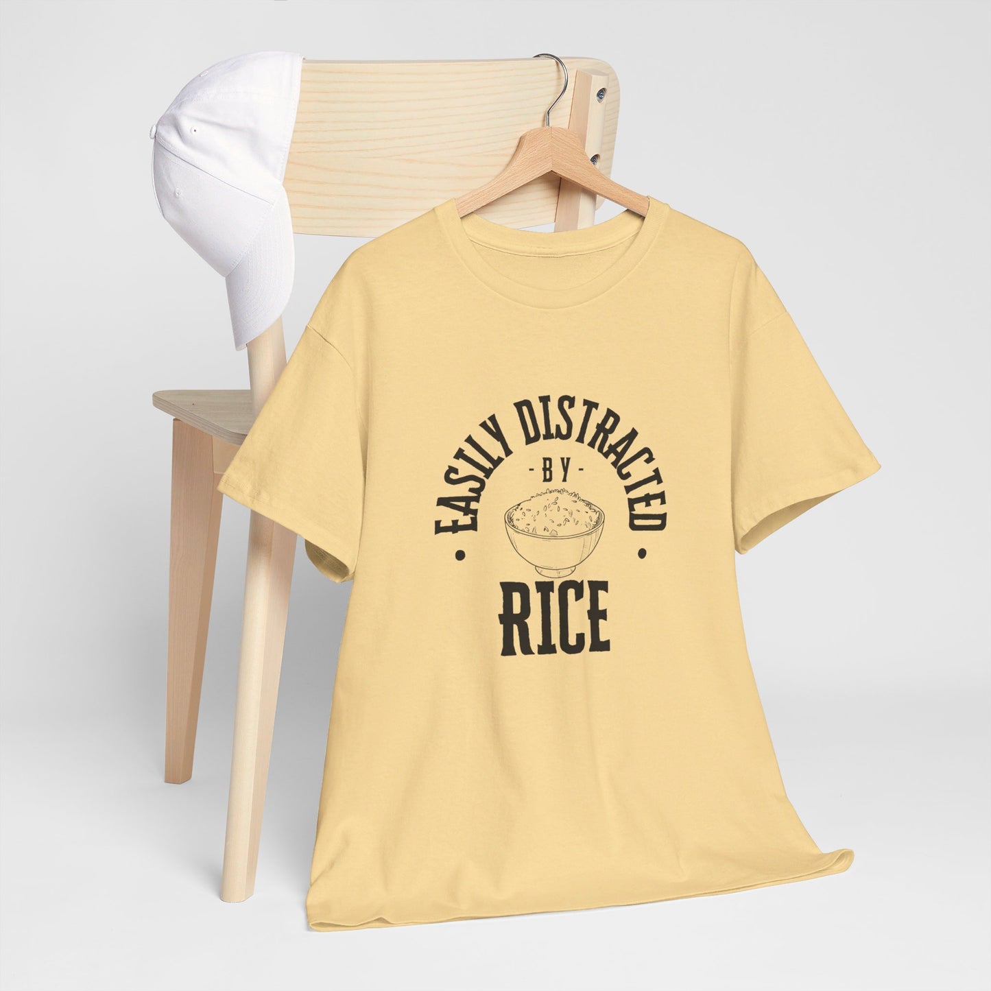 Easily Distracted by Rice Cotton Tee