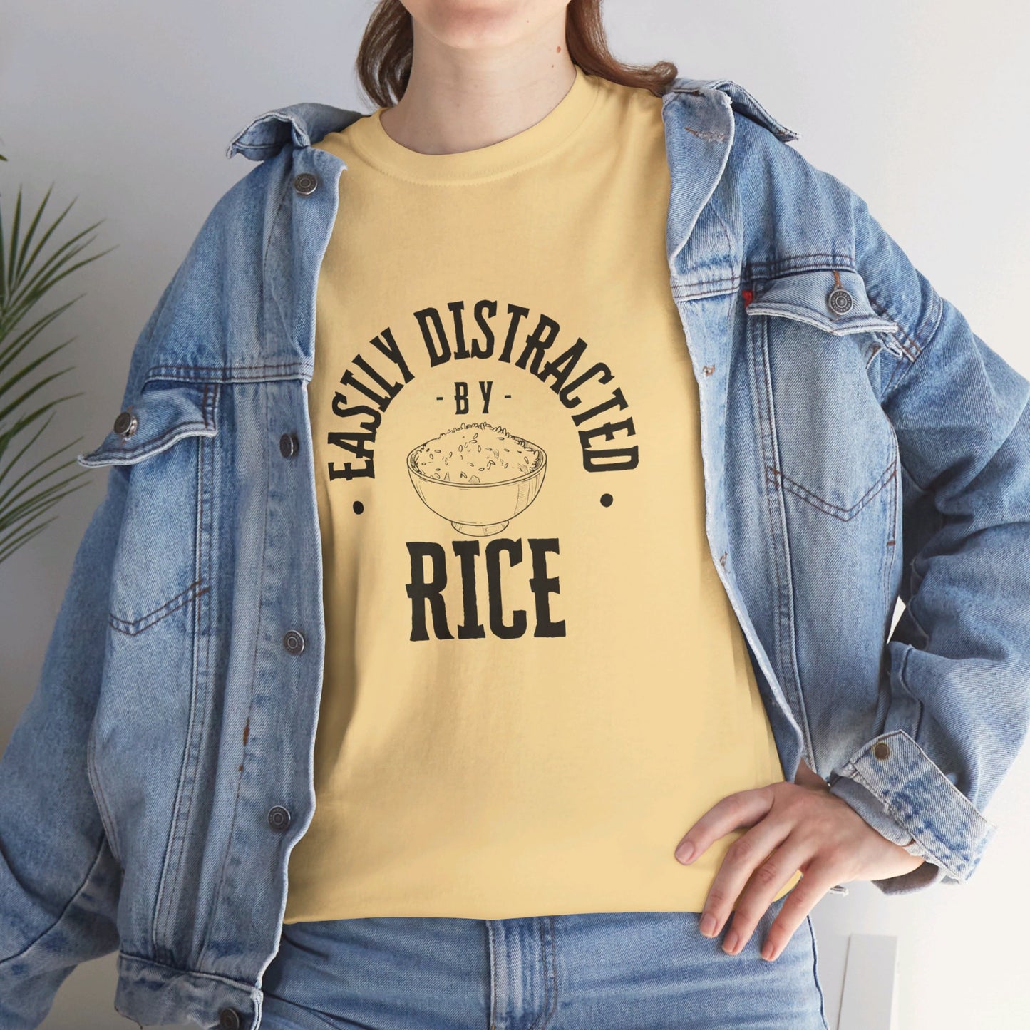 Easily Distracted by Rice Cotton Tee