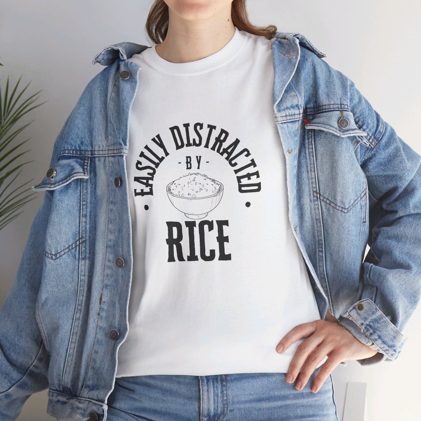 Easily Distracted by Rice Cotton Tee