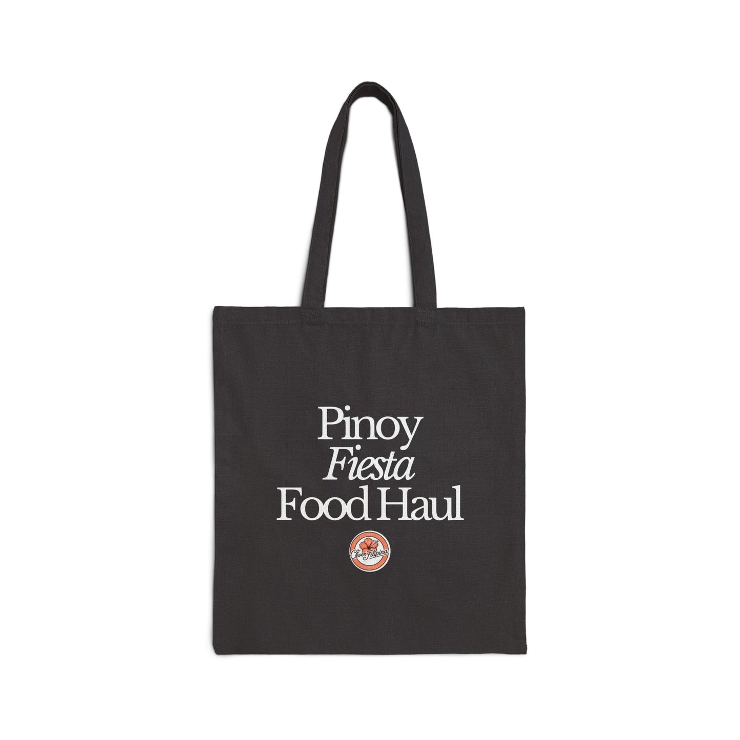 Pinoy Fiesta Food Haul Tote Bag - Black